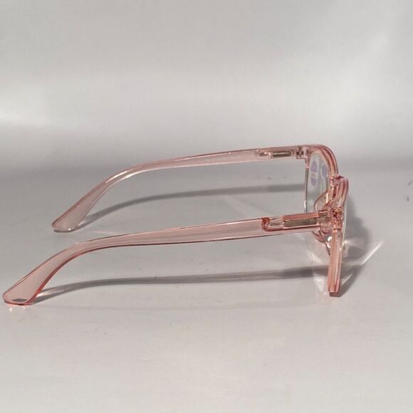 1135 Colette 4.0 Clear  Pink Reading Glasses Soft Butterfly Style Readers NWT - Picture 6 of 9